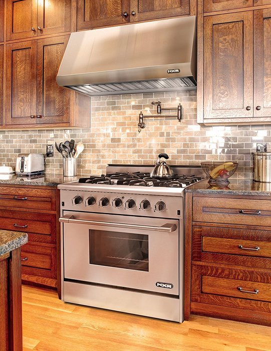 NXR NXR-RH3601 Professional Range Hood, 36", Stainless Steel N4