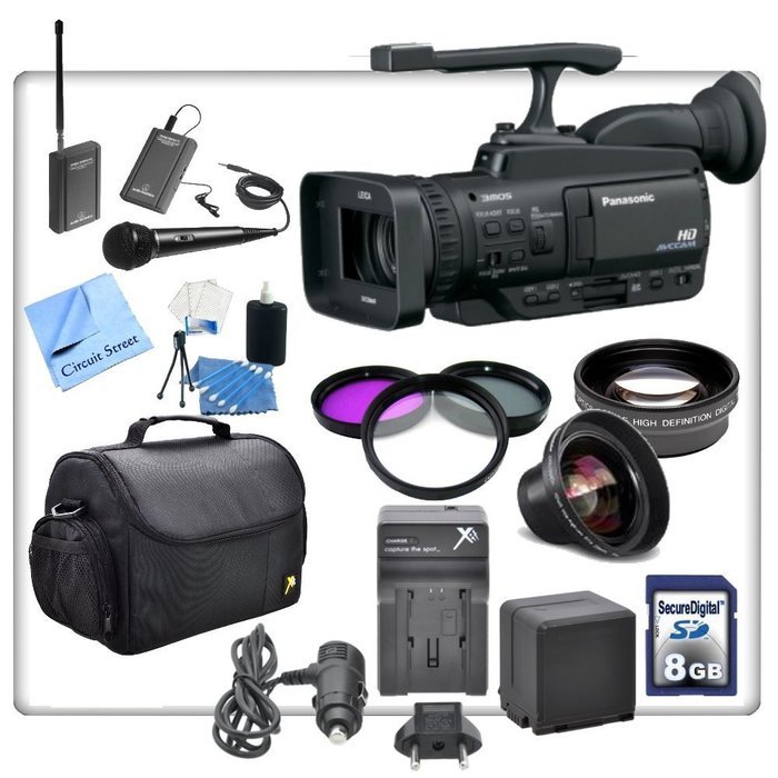 Panasonic AG-HMC40 AVCCAM HD Camcorder With Professional Interview/ Documentary Kit. Includes - Wireless Lapel...