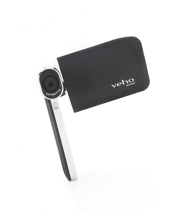 Veho VCC-008 Kuzo Full 1080p High Definition Slimline Camcorder with 3inch Touch Screen (Discontinued by Manufacturer)