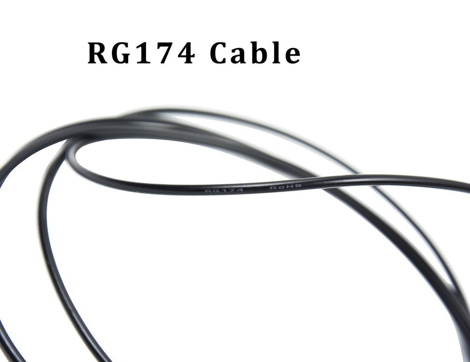 RP-SMA Male to RP-SMA Female Wifi Antenna Extension Cable 2m/6'