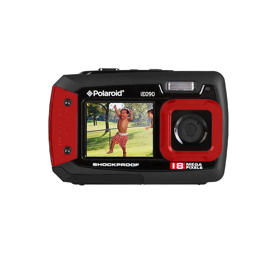 Polaroid IE090-YEL Waterproof Digital Camera with 2.7" LCD (Yellow) N3