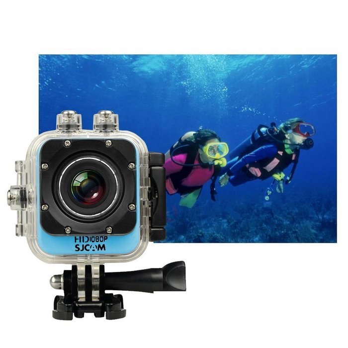 Mini Kitty SJCAM M10 12mp 1080p 1.5 Inch LCD Display 170&deg;+ Hd Wide-angle Sports Helmet Camera(Gold)+2 Extra Mini... N22