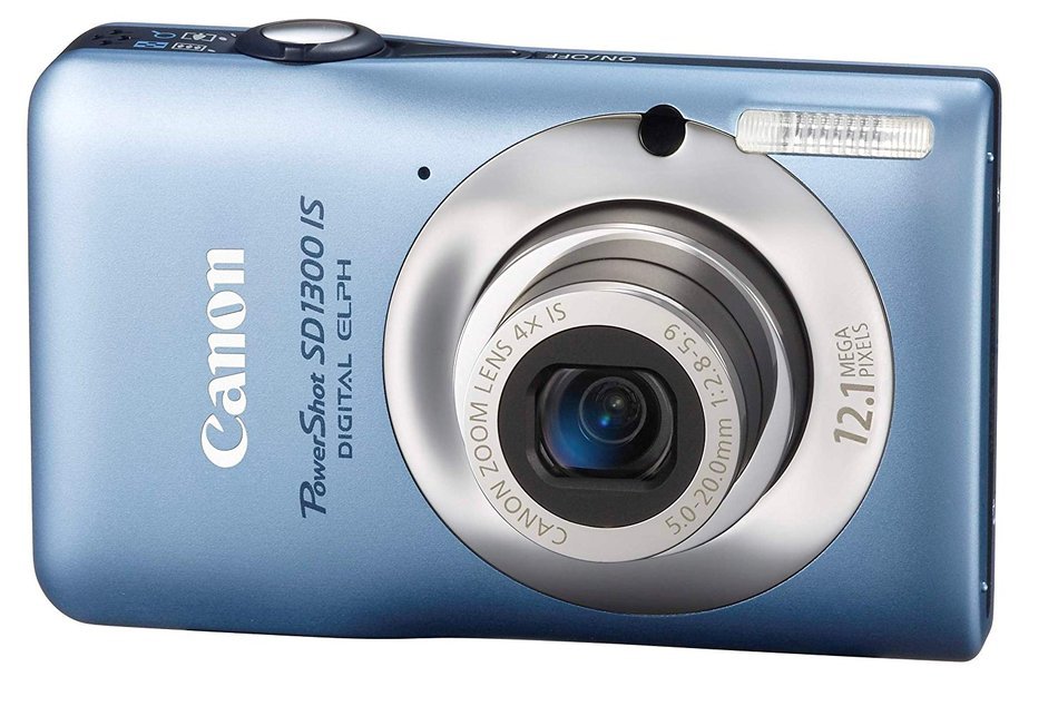 Canon PowerShot SD1300IS 12 MP Digital Camera with 4x Wide Angle Optical Image Stabilized Zoom and 2.7-Inch LCD... N4