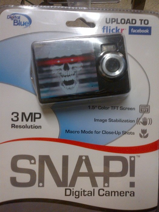 SNAP Digital Camera 3MP Skull N2