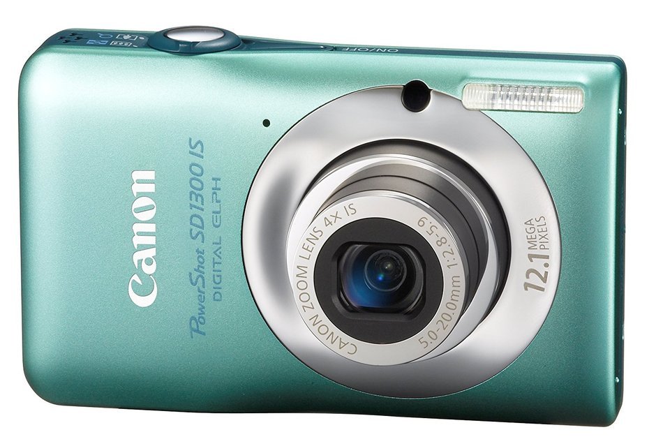 Canon PowerShot SD1300IS 12 MP Digital Camera with 4x Wide Angle Optical Image Stabilized Zoom and 2.7-Inch LCD... N5