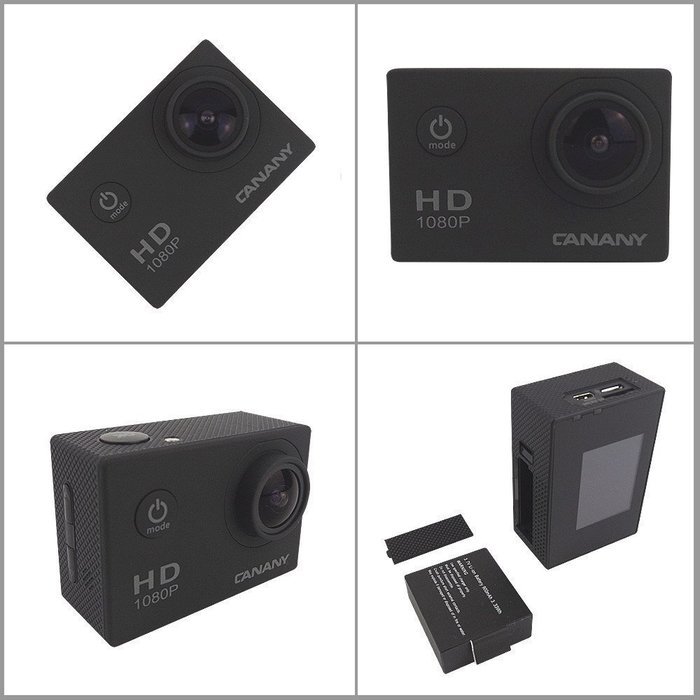 Brotherhood HD Sports Helmet Action Waterproof Camera As Go Professional Underwater Camcorder Kit - DSP:NT96650... N9