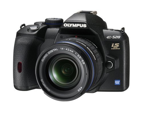 Olympus Evolt E520 10MP Digital SLR Camera with Image Stabilization w/ 14-42mm f/3.5-5.6 Zuiko Lens N2