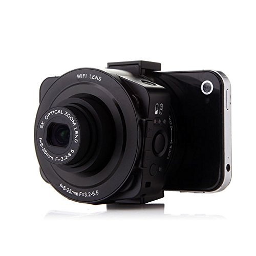 Generic AMKOV Sangmax SP-W501 Wireless WiFi Direct 5X Zoom 14MP Lens Camera Self-timer Black N5