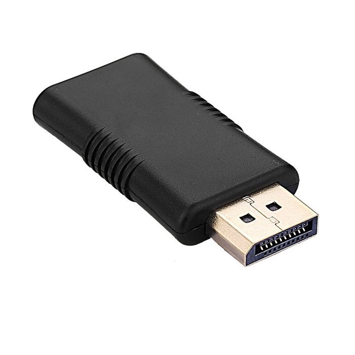 SIENOC 2 Packs Display Port DP Male to HDMI/F Connector Adaptor Pack of 2 Color Black N8