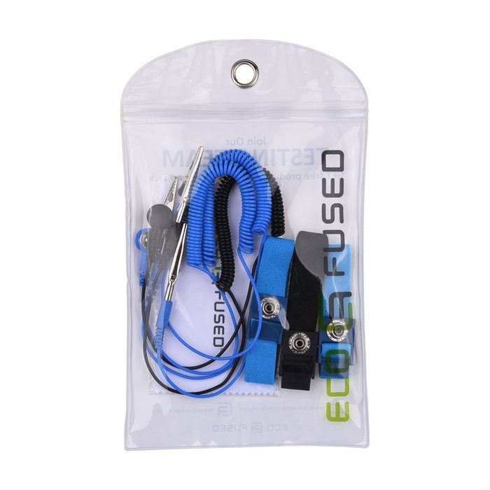 Anti Static Wrist Straps - 3 Pack - Reusable Anti-Static Wrist Straps equipped with Grounding Wire and Alligator... N3