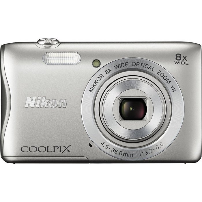 Nikon COOLPIX S3700 Digital Camera with 8x Optical Zoom and Built-In Wi-Fi (Pink) N7