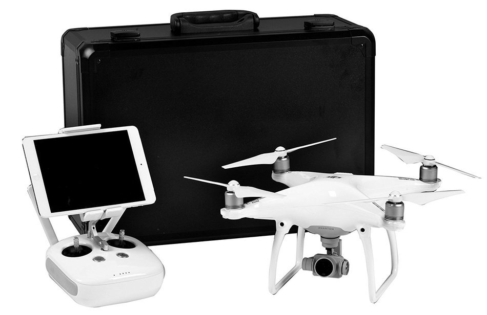 DJI Phantom 4 Case, Compact Light HardCase Also designed to fit the Phantom 3 Professional, and Advanced Edition... N2