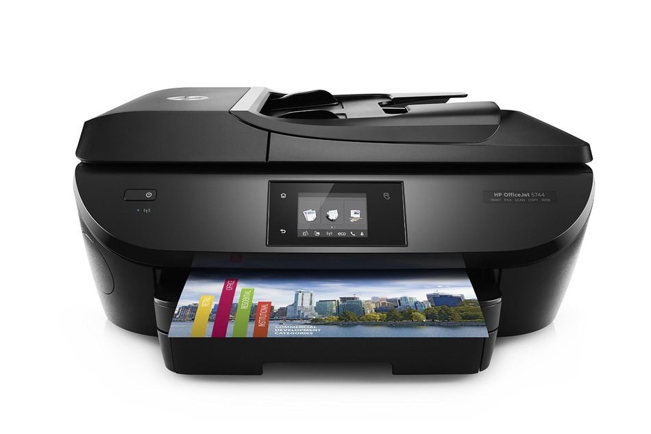 HP OfficeJet 5744 All-in-One Printer with Wireless & Mobile Printing, includes 6 months of Instant Ink (B9S82A) N8