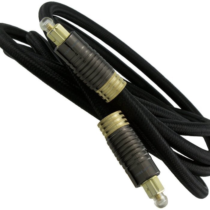 Digital Audio Cable (3.3 Feet) - TOSLINK Fiber Optic (S/PDIF, ADAT, EIAJ) - Braided Cord - JIS F05 Male to Male...