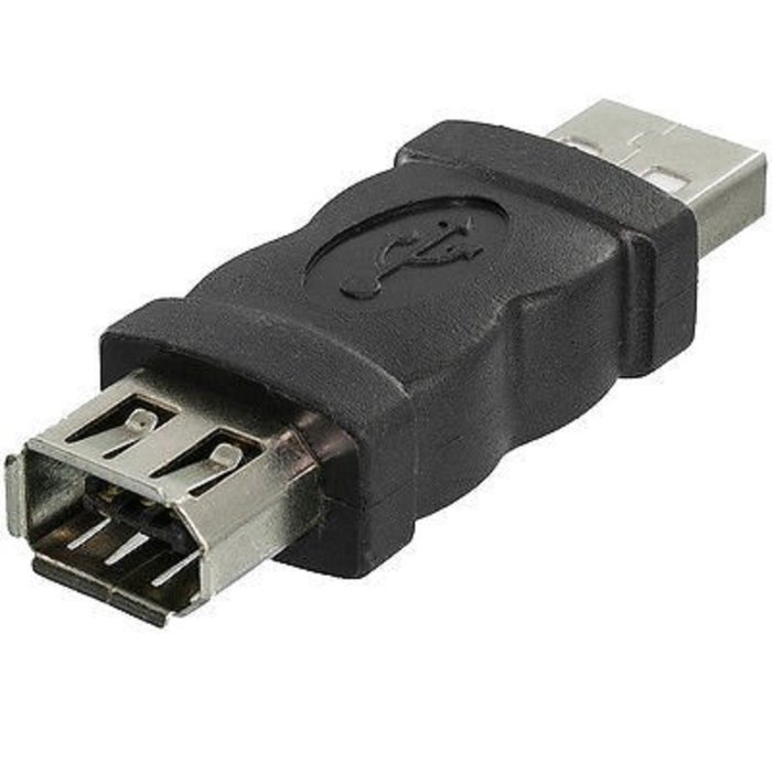 Firewire Ieee 1394 6 Pin Female F To Usb 1.1/2.0 M Male Adaptor Converter Make Plug And Play Connections Your...