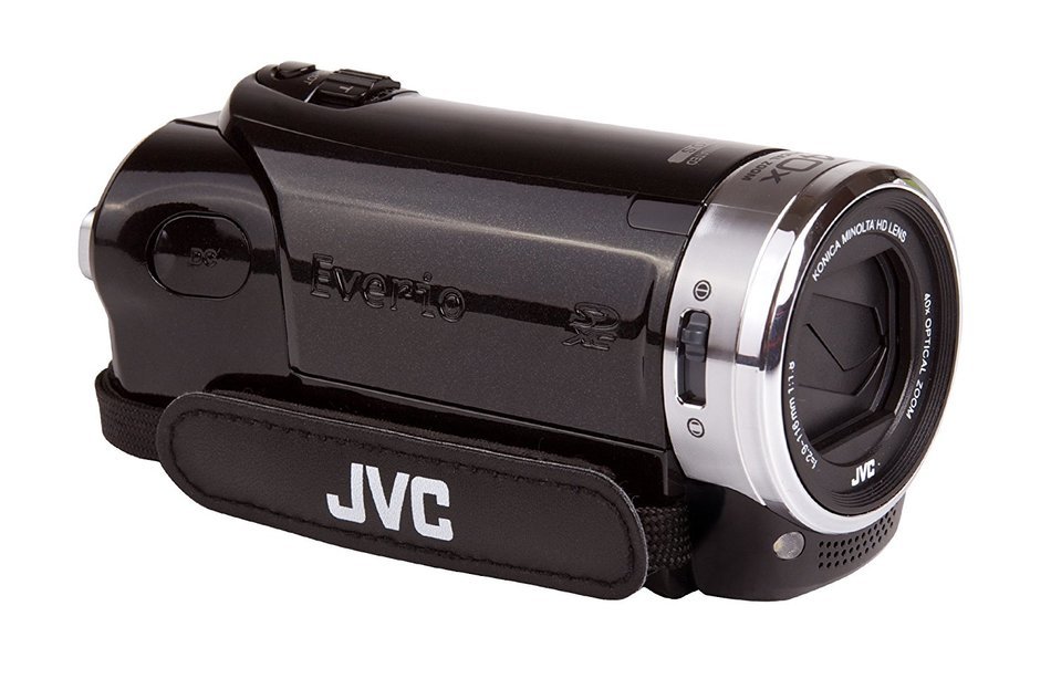 JVC GZ-E209 FHD SDXC 40x Zoom 3.0 Touch LCD Camcorder with Case and Battery Kit - Black N3