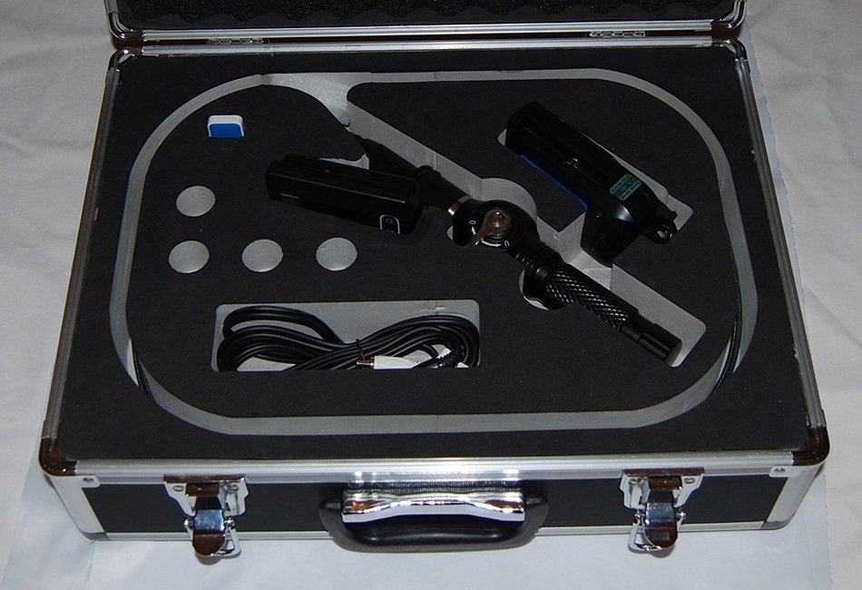 Vividia VA-600 High Definition Video Borescope System Videoscope with 4-way 6mm Articulating Camera Probe and... N2