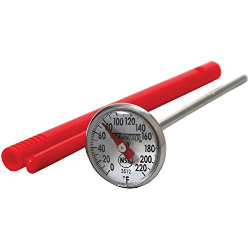 New TAYLOR 3512 Instant Read 1" Dial Thermometer