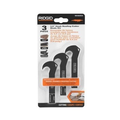 3.5 in. Hook Roofing Cutter Blades (3-Pack) by Ridgid