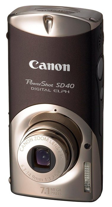Canon PowerShot SD40 7.1MP Digital Elph Camera with 2.4x Optical Zoom (Noble Blue)