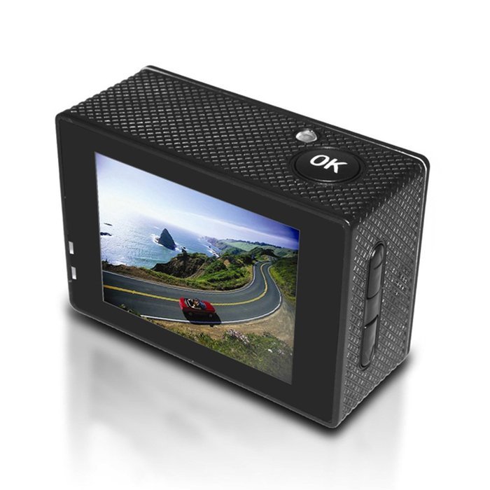 Pacuwi 4K WiFi Sports Action Camera ,30FPS 2.7K Resolution Waterproof, 2 Inch LCD Screen ,173 Degree Wide Angle... N6