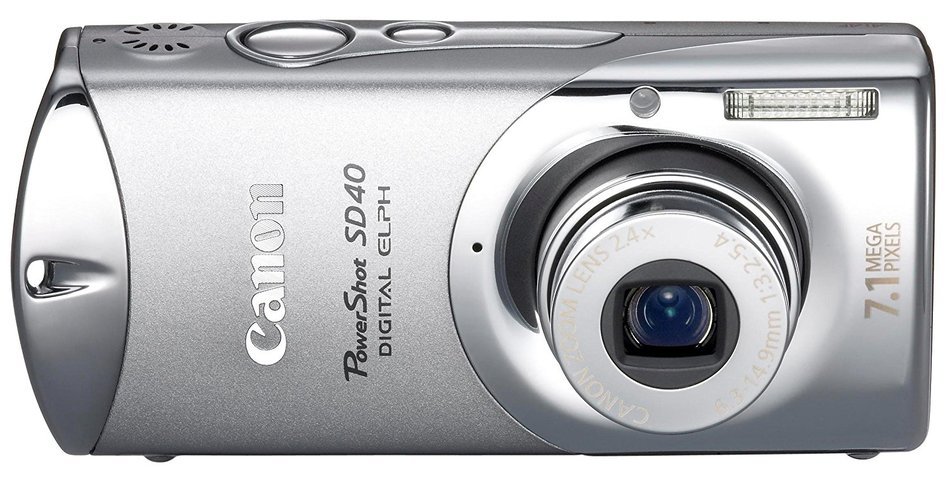 Canon PowerShot SD40 7.1MP Digital Elph Camera with 2.4x Optical Zoom (Noble Blue) N4