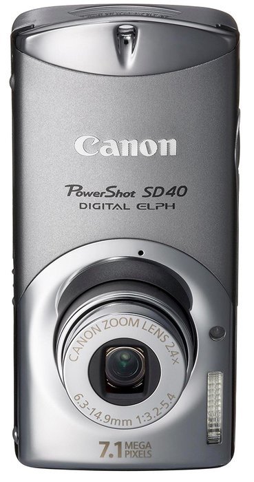 Canon PowerShot SD40 7.1MP Digital Elph Camera with 2.4x Optical Zoom (Noble Blue) N5