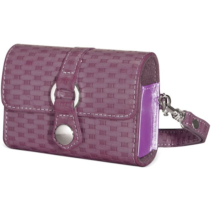 Fujifilm - Woven Flap Camera Case Purple Shrbt "Product Category: Camera Accessory/Camera Cases / Bags"