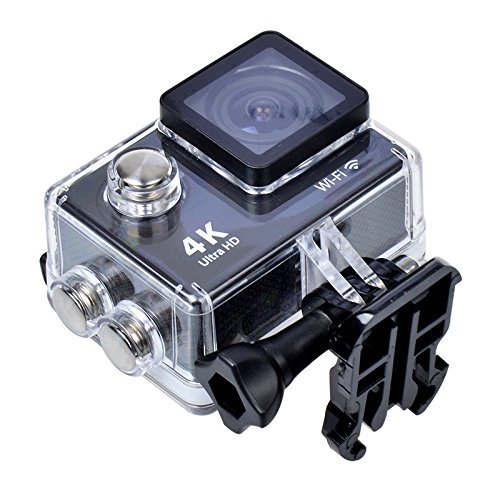 4k Waterproof Camera Wifi Wireless Sports Action Camera with 2 inch LCD Screen- Silver