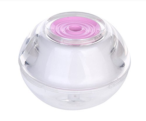 Crystal Mini USB Humidifier LED Light Ultrasonic Diffuser Aromatherapy Air Purifier (Pink) N11