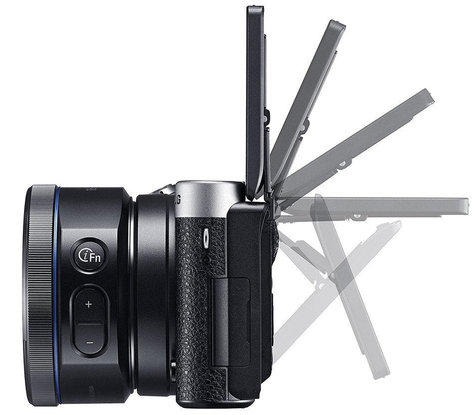 Samsung NX500 28 MP Wireless Smart Mirrorless Digital Camera with 16-50mm Power Zoom Lens (Brown) N25