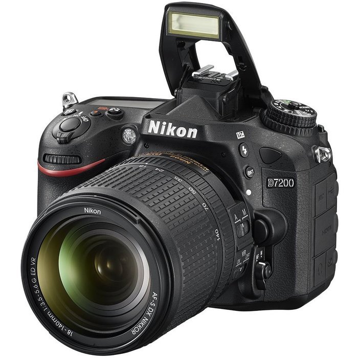 Nikon D7200 DX-format DSLR Body (Black) N13
