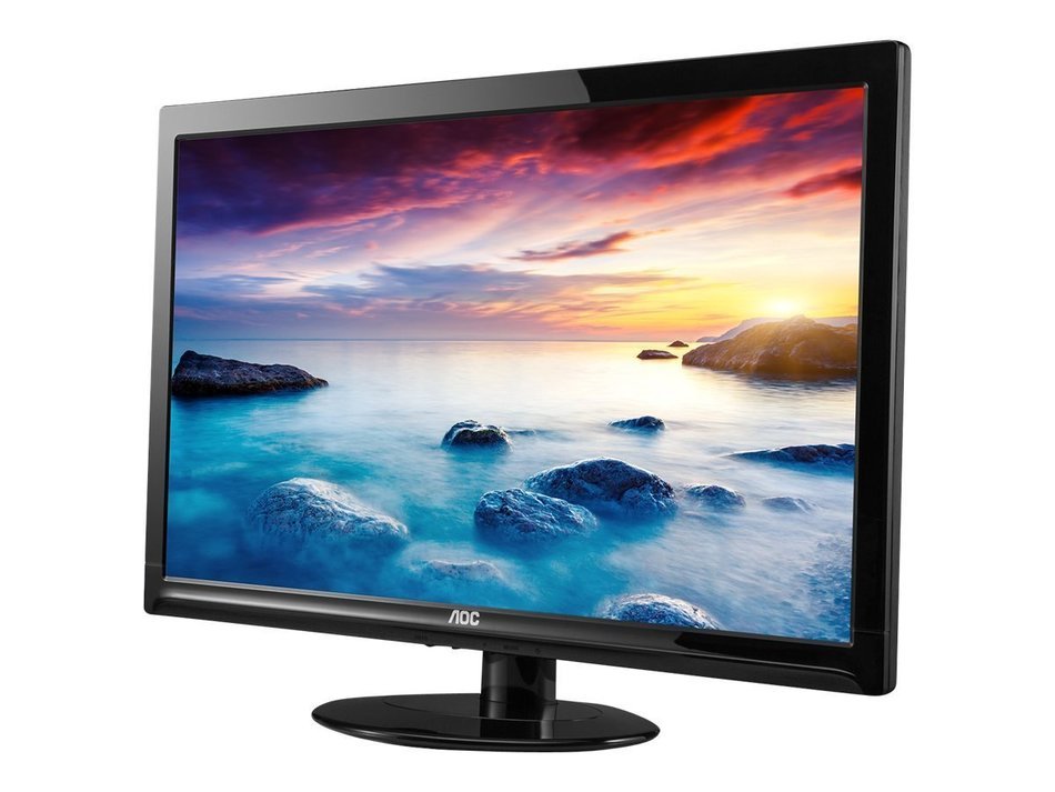 AOC e2425SWD 24'' 1080p Full HD LED-Backlit LCD Monitor, Black N4