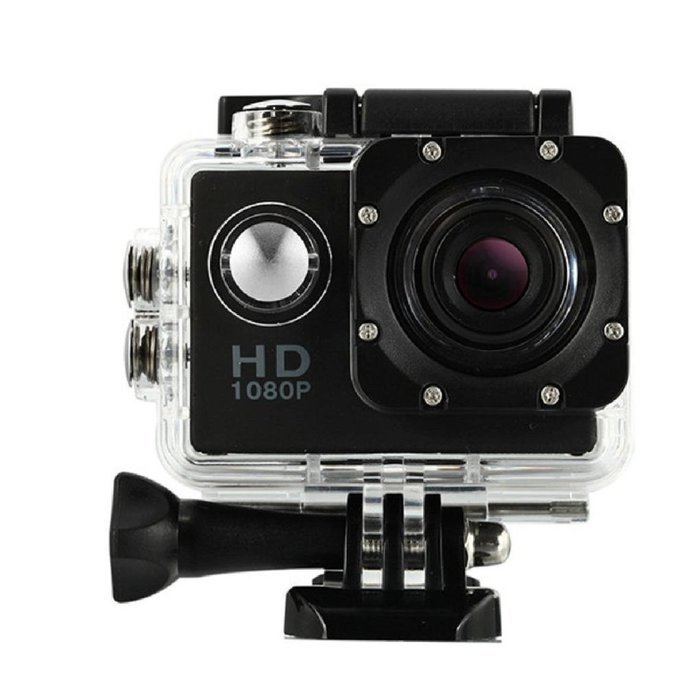 Action Camera, TONSEE Mini Waterproof Sports Recorder Car DV Action Camera Camcorder 1080P HD (Black) N4