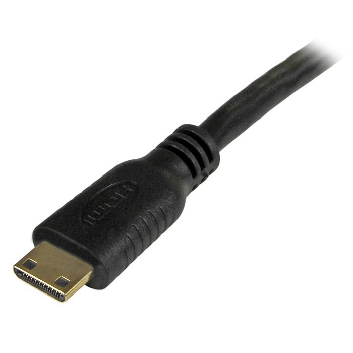 StarTech.com HDMIACMM1 1-Feet High Speed HDMI Cable with Ethernet - HDMI to HDMI Mini- M/M N5