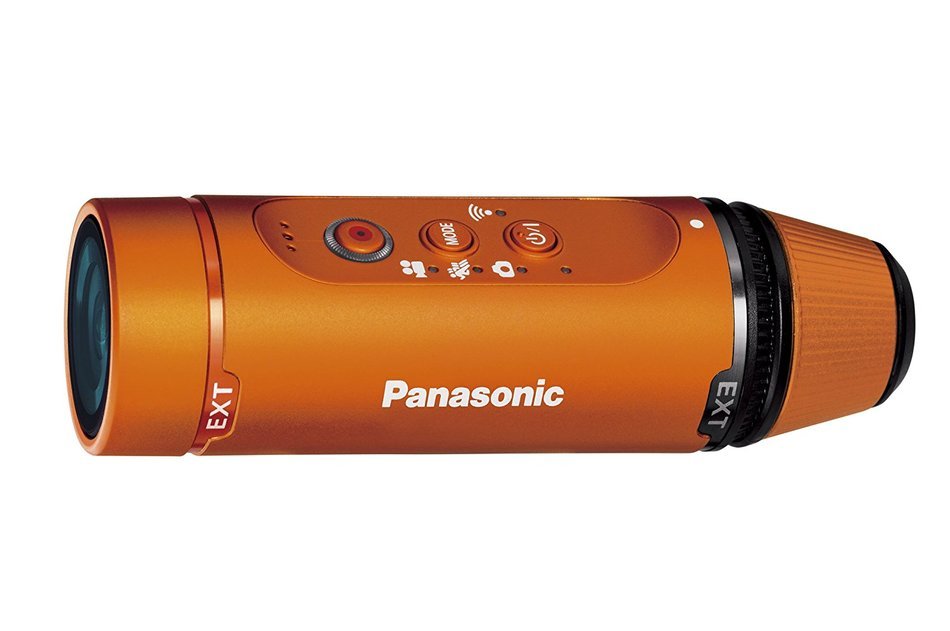 Panasonic wearable camera Orange HX-A1H-D - International Version (No Warranty)
