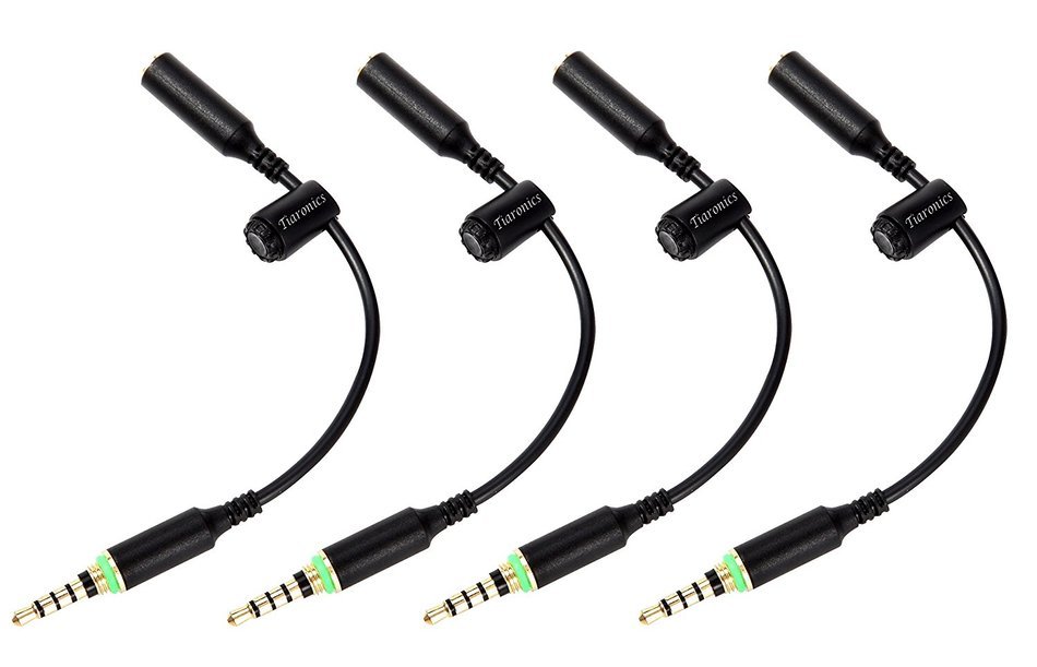 Replacement Headphone Adapter Connector Waterproof Cable for iPhone 6S, 6S Plus, 6, 6 Plus Cellphone Cases