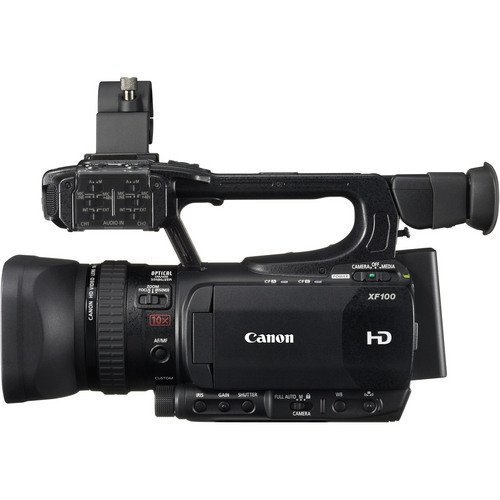 Canon XF100 Professional Camcorder with 10x HD Video lens, Compact Flash (CF) Recording N2