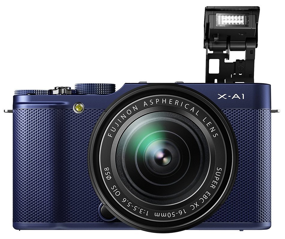 Fujifilm X-A1 Body - Blue Compact System Camera, Body Only