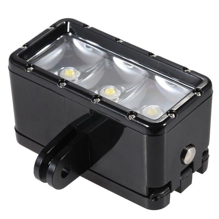 Andoer&reg; 3pcs LEDs Fill-in Light Diving Video Light Mini Spotlight Waterproof Underwater 30M Light Built-in Rechargeable... N4