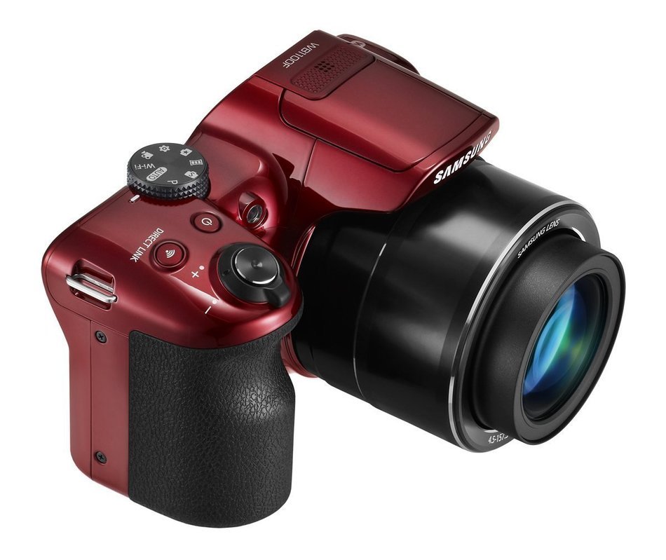 Samsung WB1100F 16.2MP CCD Smart WiFi & NFC Digital Camera with 35x Optical Zoom, 3.0" LCD and 720p HD Video (... N8
