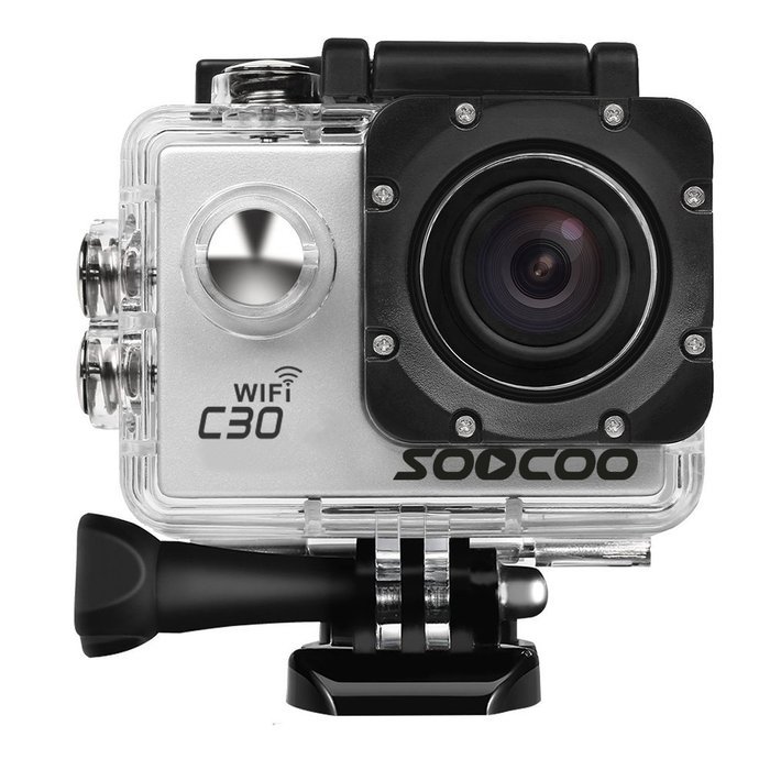 Sports Camera, SOOCOO 4K Action Camera 20MP 2.0 Inch Waterproof Diving Camera with 2 Batteries and 19 Accessories... N10