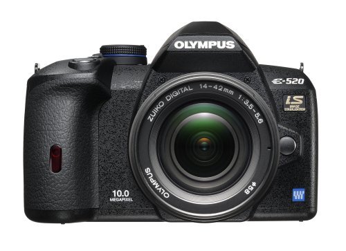 Olympus Evolt E520 10MP Digital SLR Camera with Image Stabilization w/ 14-42mm f/3.5-5.6 Zuiko Lens N3
