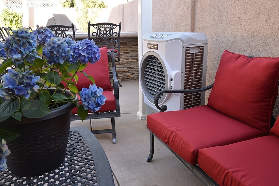 Luma Comfort EC220W High Power 1650 CFM Evaporative Cooler with 650 Square Foot Cooling N10