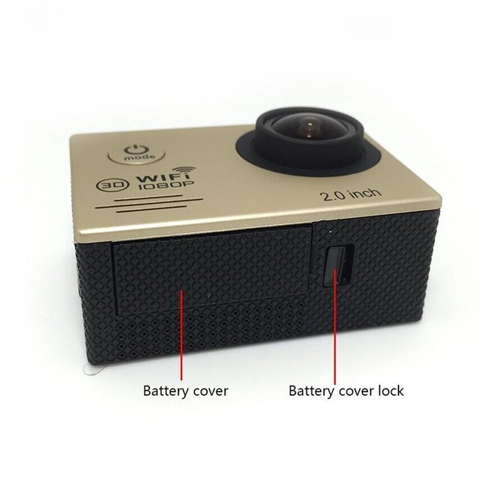 WONFAST Waterproof Novatek 96655 Solution WIFI 2.0"LCD 1080P HD 30Meter Underwater Diving Sports Action Video... N13
