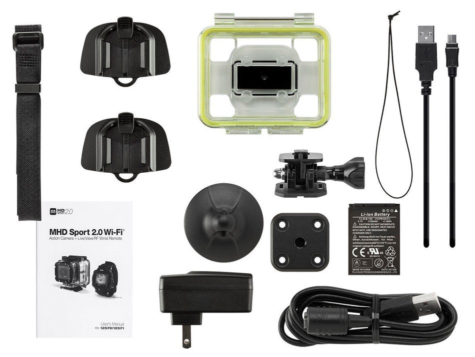 Monoprice MHD Sport 2.0 Wi-Fi Action Camera,112571 N9