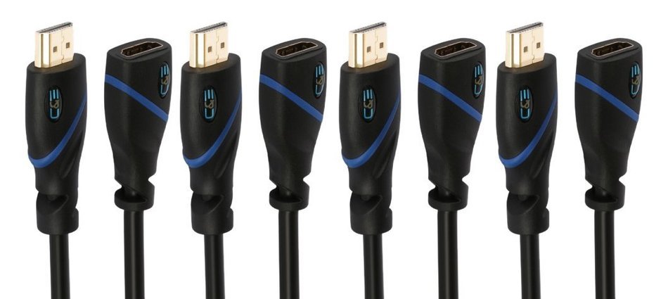 High Speed HDMI Cable With Ethernet - 3 Feet, CL3 Certified - Supports 3D and Audio Return Channel, 10-Pack N4
