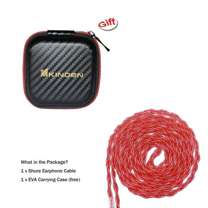 For SE215 SE425 SE535 SE846 UE900 Shure Headphone Replacement Cable 5N OCC Crystal Silver Plated DIY Cord for... N16