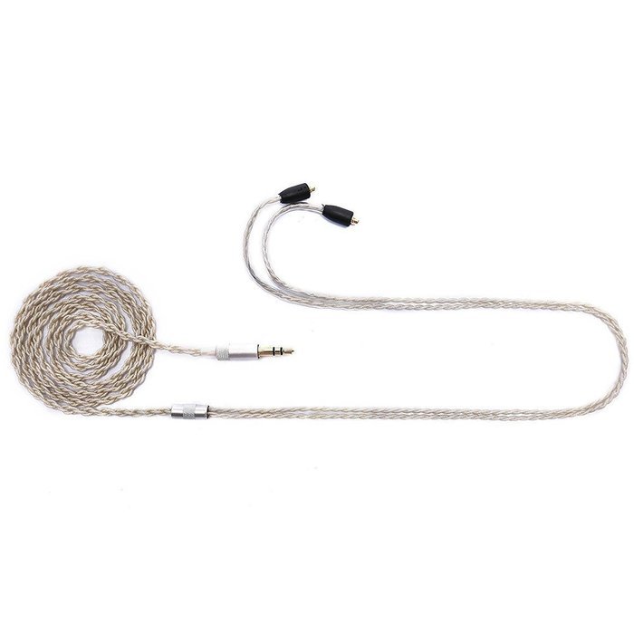 For SE215 SE425 SE535 SE846 UE900 Shure Headphone Replacement Cable 5N OCC Crystal Silver Plated DIY Cord for... N17