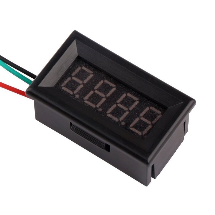 RioRand&reg; Digital Motor LED Tachometer RPM Speed Measure Gauge Meter Tester 60-9999 (Red) N4